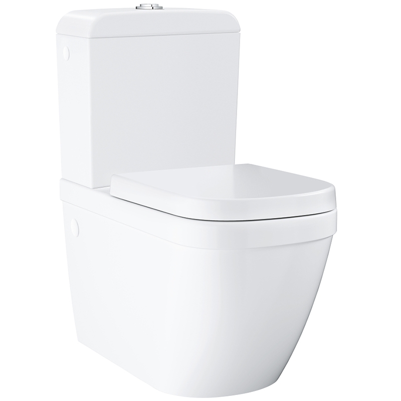 

Напольный унитаз Grohe Euro Ceramic 39338000 с бачком 39332000 безободковый, Euro Ceramic