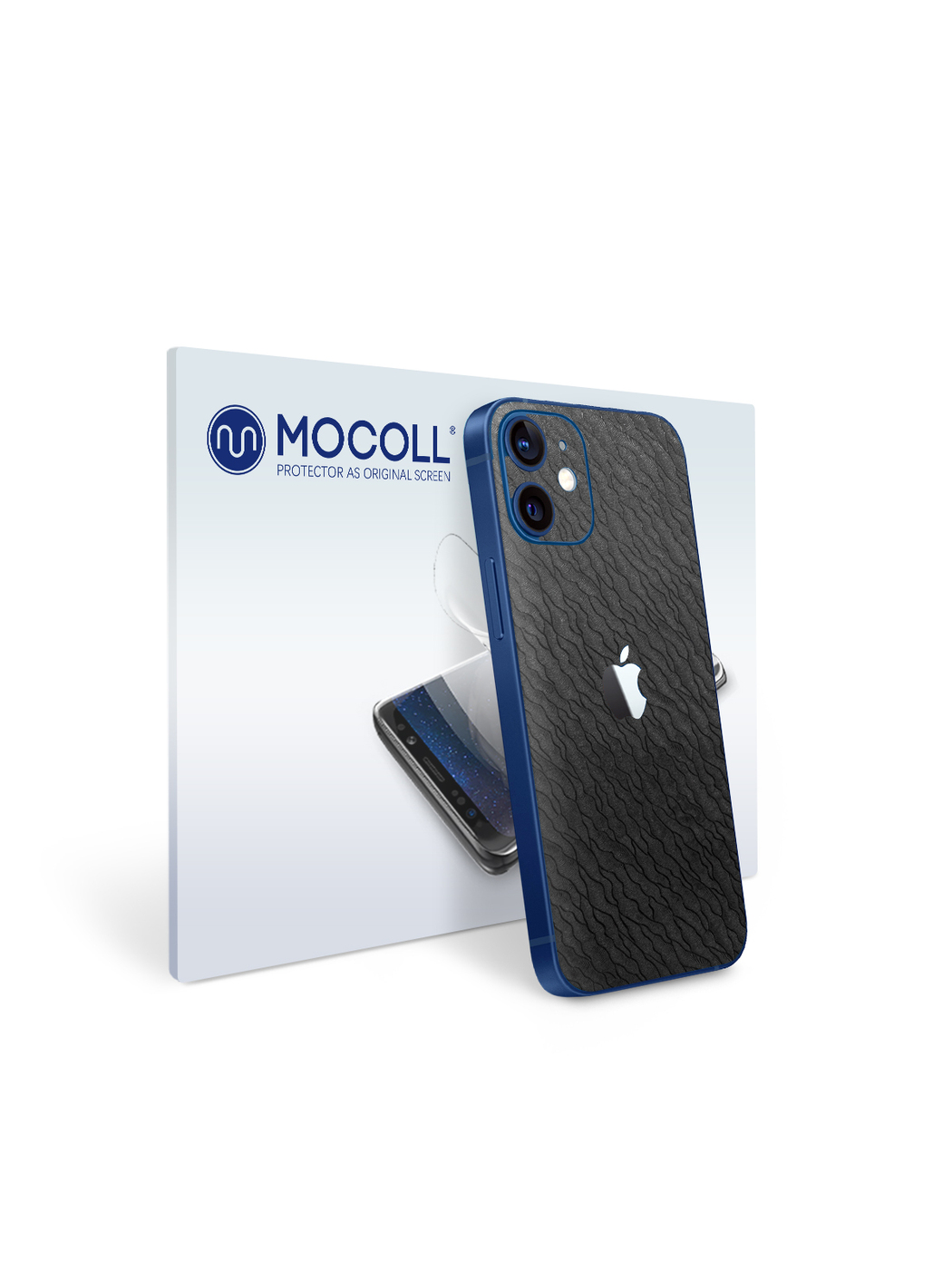 

Пленка защитная MOCOLL для задней панели Apple iPhone 12 Тень невада