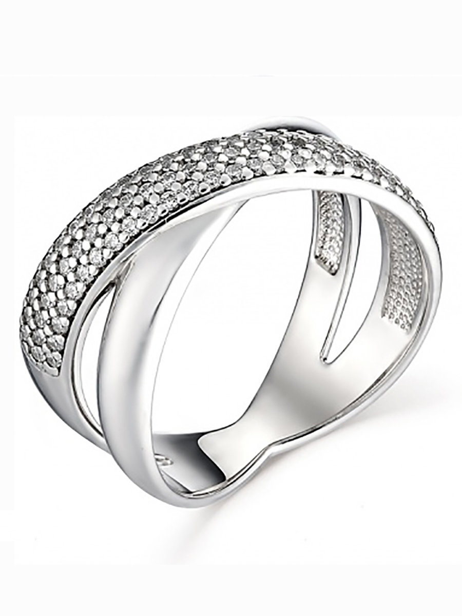 

Кольцо с 79 фианитами из серебра р. 18,5 Алкор серебро 01-0892_00КЦ-00, 01-0892_00КЦ-00