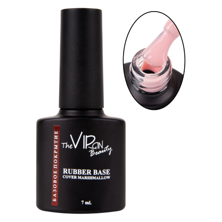 

The Virgin Beauty, База для гель-лака Rubber Cover Marshmallow, 7 мл
