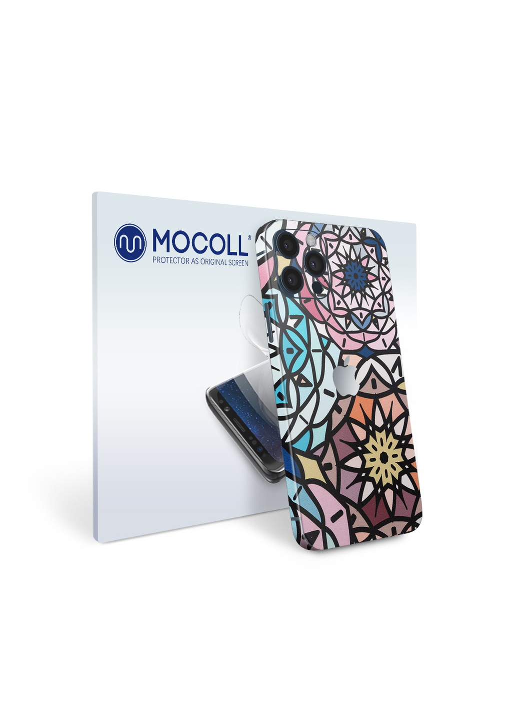 

Пленка защитная MOCOLL для задней панели Apple iPhone 12 Pro Богемный узор Сюзане