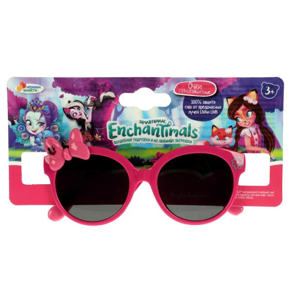 Детские солнцезащитные очки энчантималс розовые ИГРАЕМ ВМЕСТЕ в кор.25x20шт