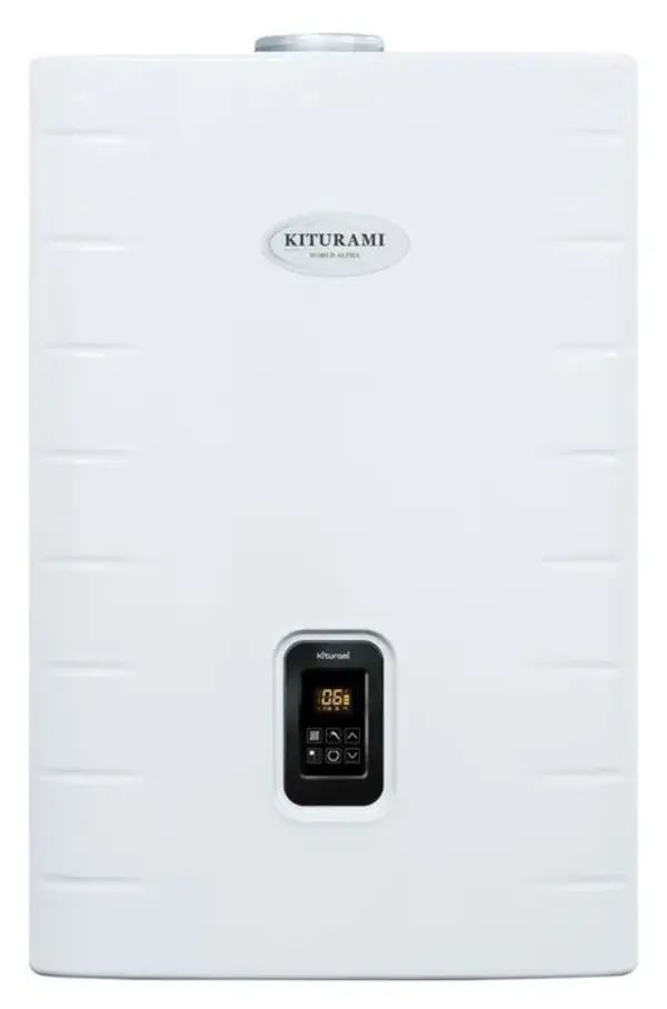 

Котел газовый Kiturami World Alpha C-24 A21E220271 (Китурами) настенный конвекционный двух, Белый