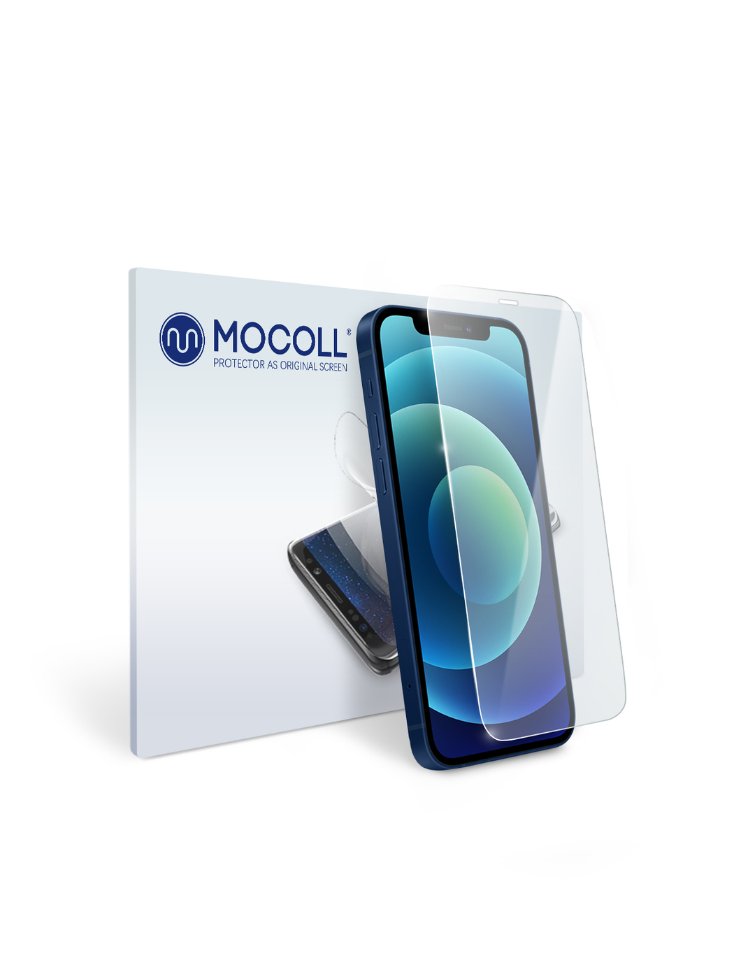 

Пленка защитная MOCOLL для задней панели Apple iPhone 12 глянцевая