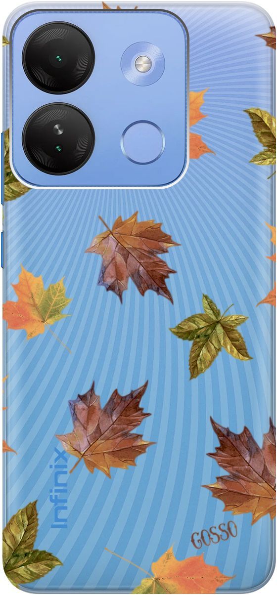 

Чехол на Infinix Smart 7 HD "Maple" прозрачный, Прозрачный;оранжевый, 159432