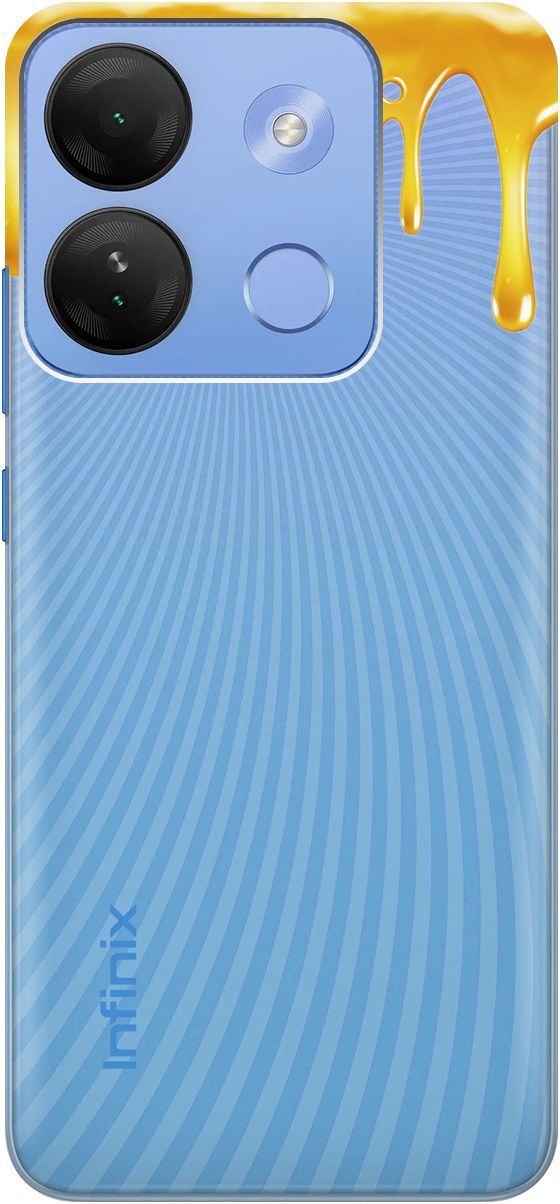 

Чехол на Infinix Smart 7 HD "Honey" прозрачный, Прозрачный;желтый, 159432