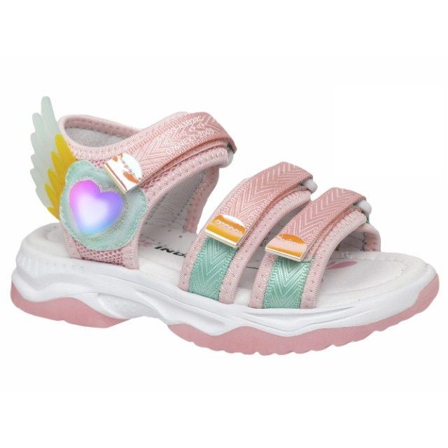 

Босоножки для девочек Indigo Kids 22-318A розовые 30 RU, Розовый, 22-318