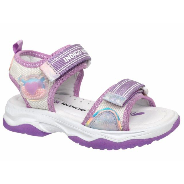 

Босоножки для девочек Indigo Kids 22-310B фиолетовые 30 RU, Фиолетовый, 22-310