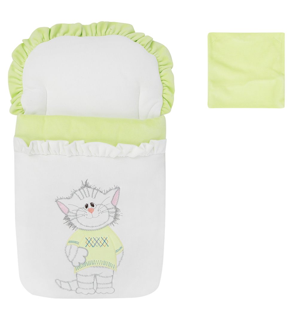 

Конверт в коляску Leader Kids Мой котенок, салатовый