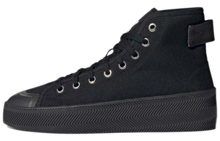 

Кеды унисекс Adidas Parley x adidas originals NIZZA High черные 36 EU, Черный, Parley x adidas originals NIZZA High