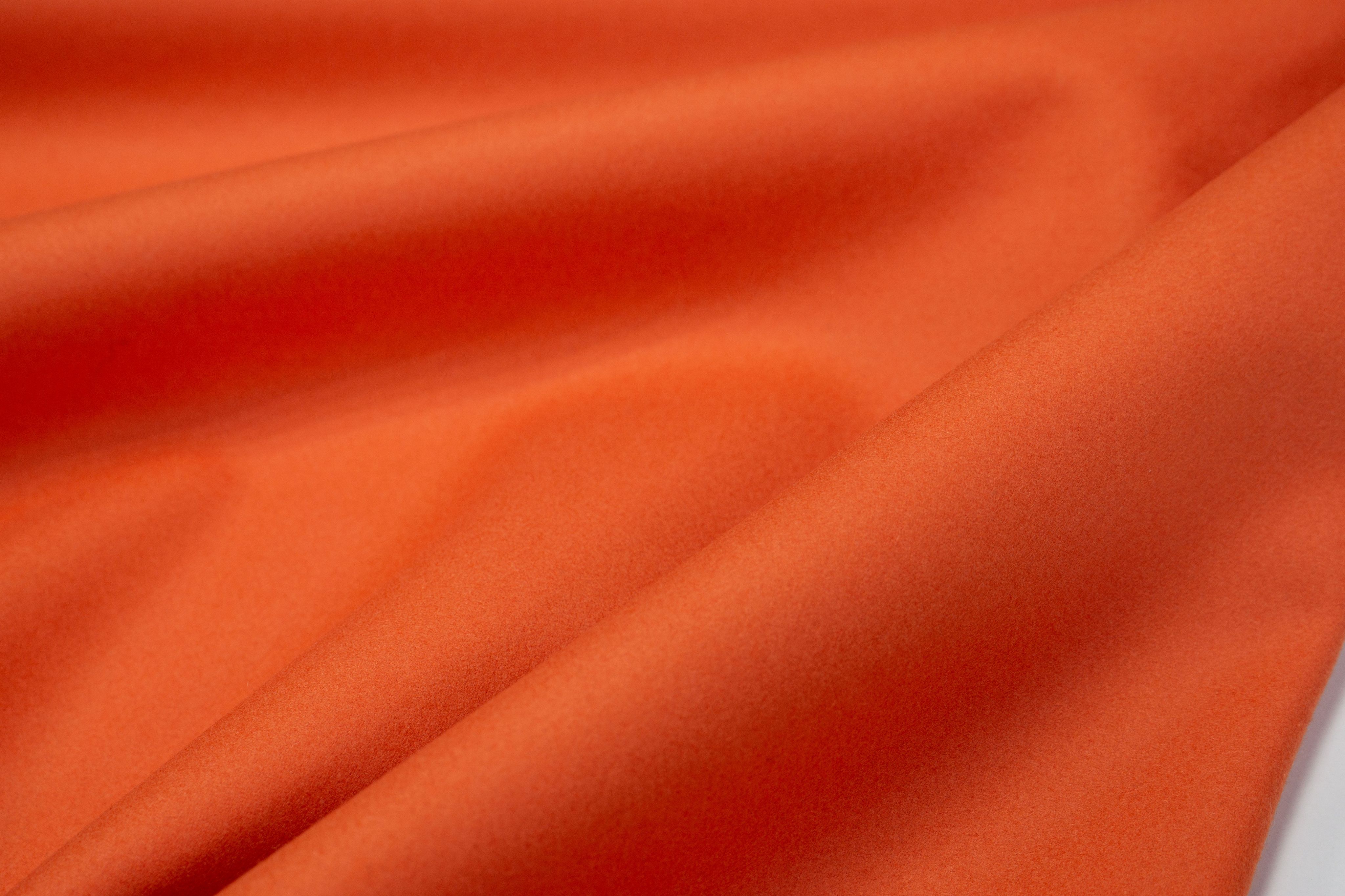 

Ткань UNOFABRIC BEND669 Пальтовая шерсть оранжевая яркая 100x135 см, Оранжевый