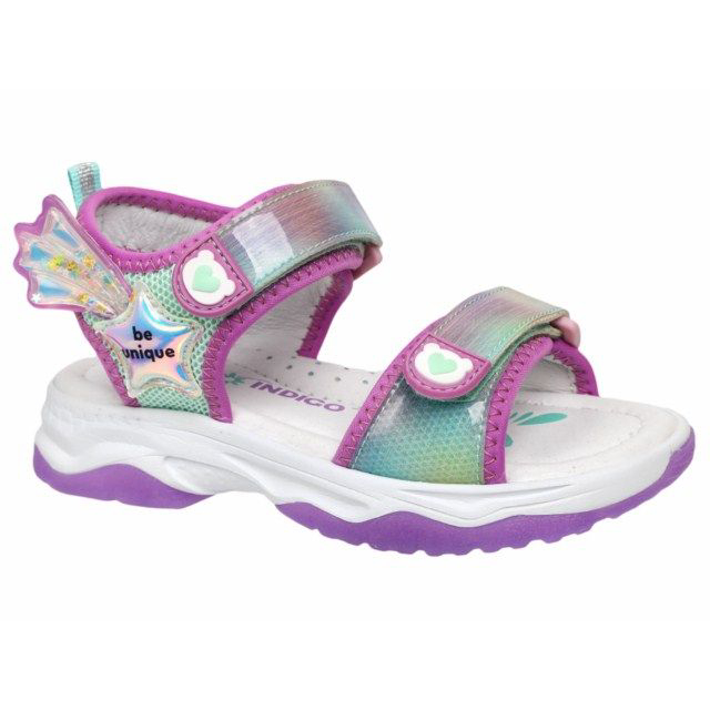 

Босоножки для девочек Indigo Kids 22-313B фиолетовые 31 RU, Фиолетовый, 22-313