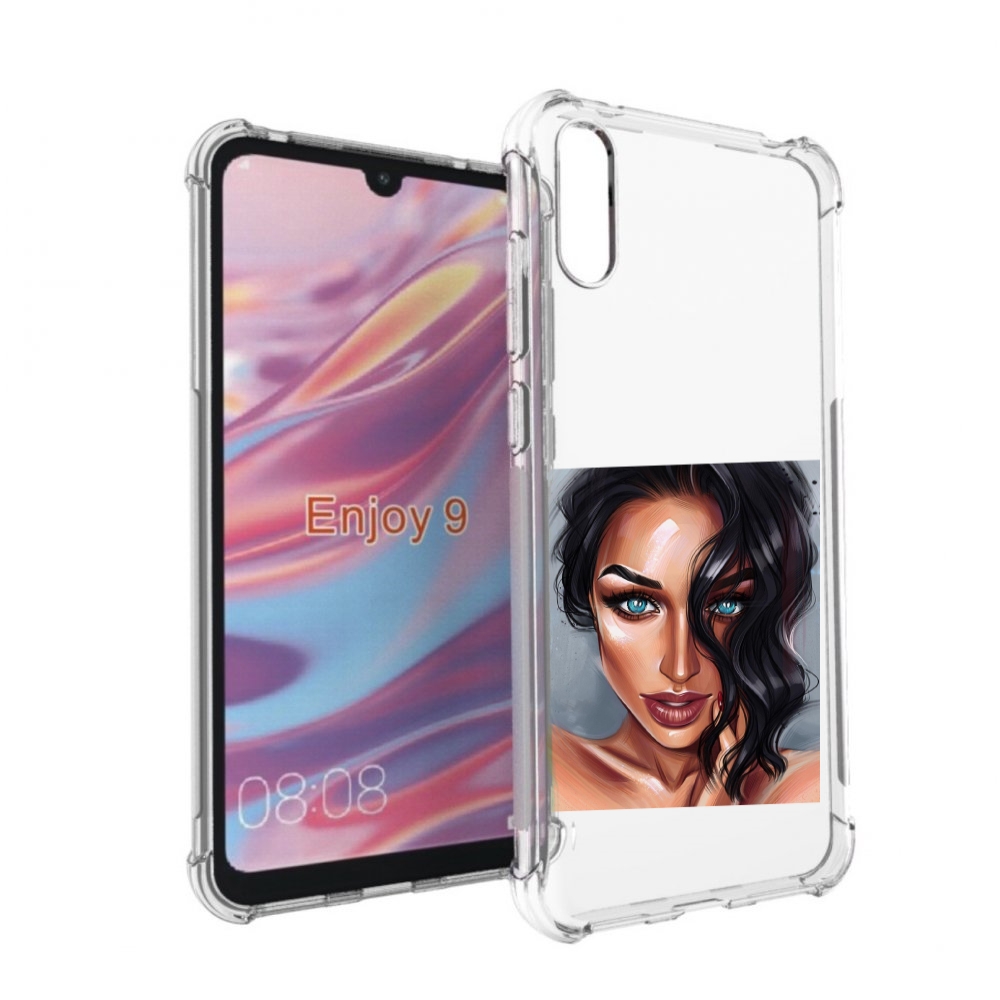 

Чехол бампер MyPads Брюнетка для Huawei Enjoy 9, Прозрачный, Tocco