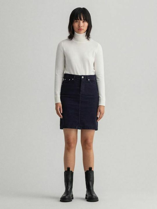 

Юбка женская GANT 4400058 синяя 40 EU, Синий, 4400058
