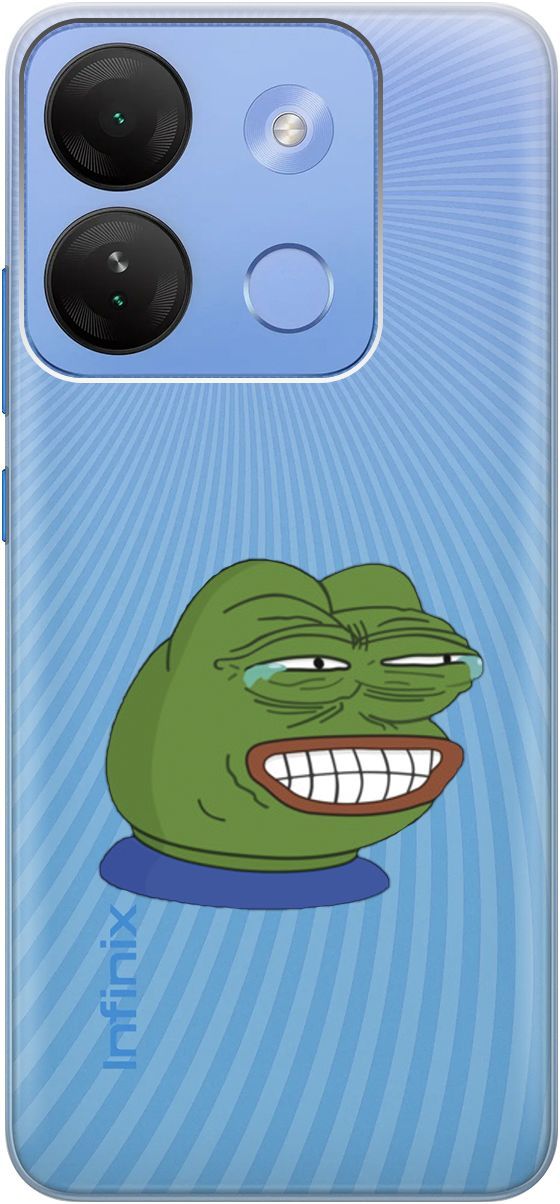 

Чехол на Infinix Smart 7 HD "Pepe the Frog" прозрачный, Прозрачный;зеленый, 159433