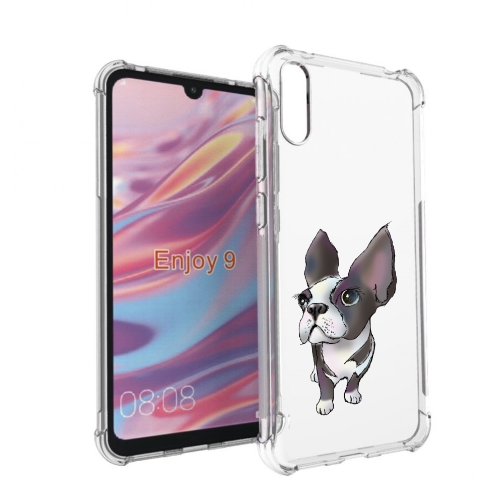 

Чехол бампер MyPads Бульдожка для Huawei Enjoy 9, Прозрачный, Tocco