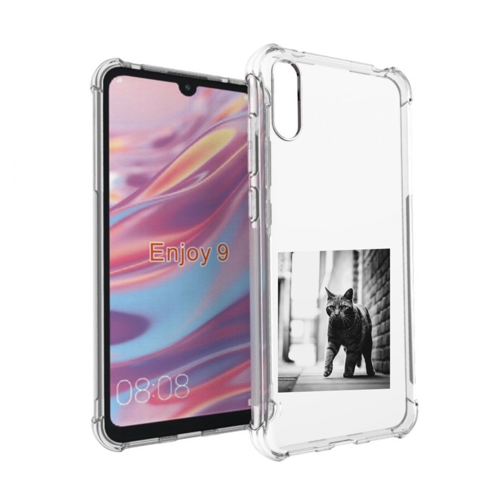 

Чехол бампер MyPads Важный-кот для Huawei Enjoy 9, Прозрачный, Tocco
