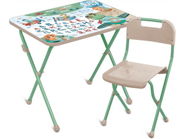 Детский комплект мебели Nika Динопилоты КП/Д, стол, стул