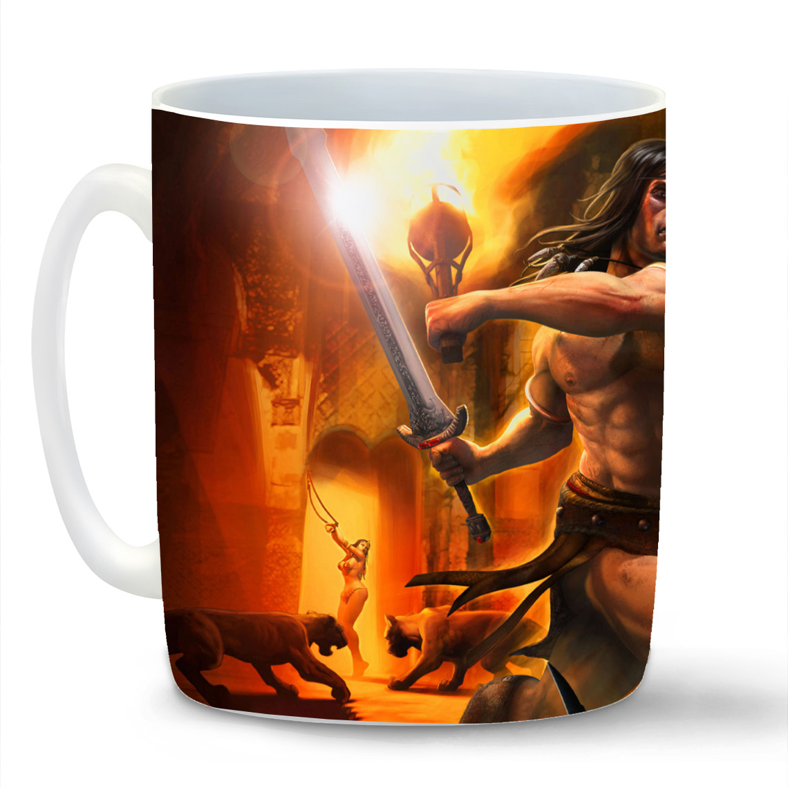 

Кружка CoolPodarok conan Конан Варвар Чудовища, conan Конан Варвар Чудовища