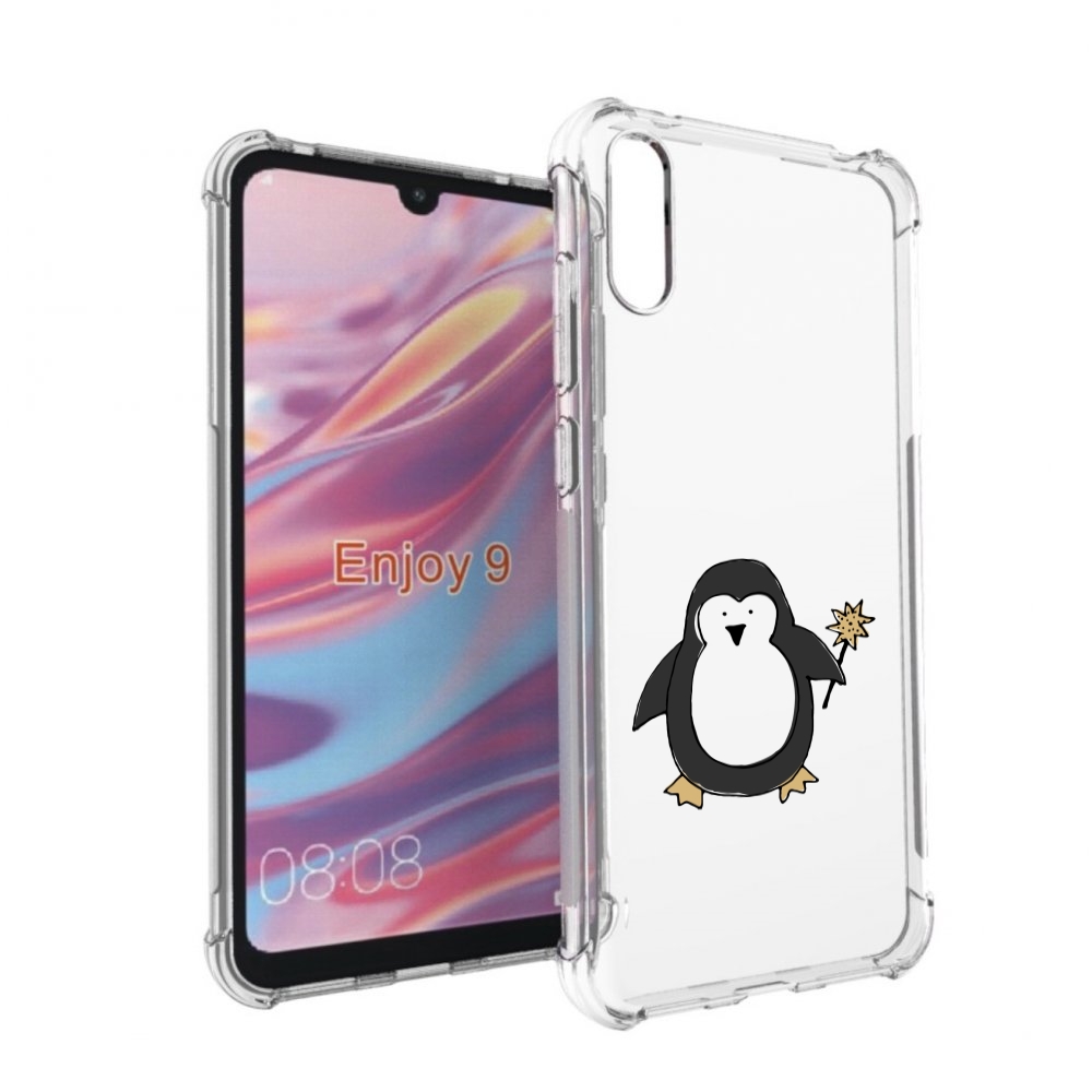 

Чехол бампер MyPads Волшебный пингвин для Huawei Enjoy 9, Прозрачный, Tocco