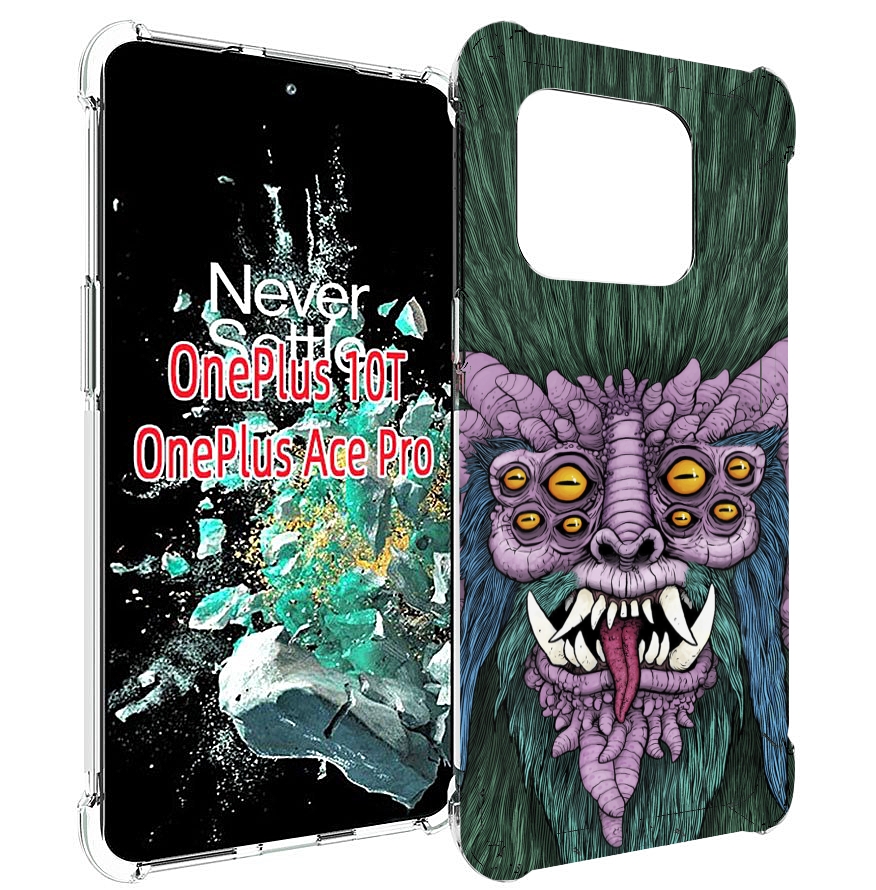 

Чехол MyPads многоглазый черт для OnePlus 10T, Прозрачный, Tocco