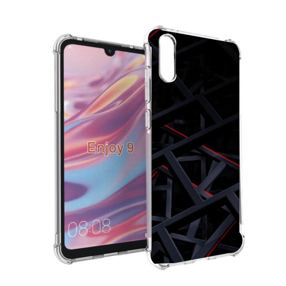 Чехол бампер MyPads Геометрия для Huawei Enjoy 9
