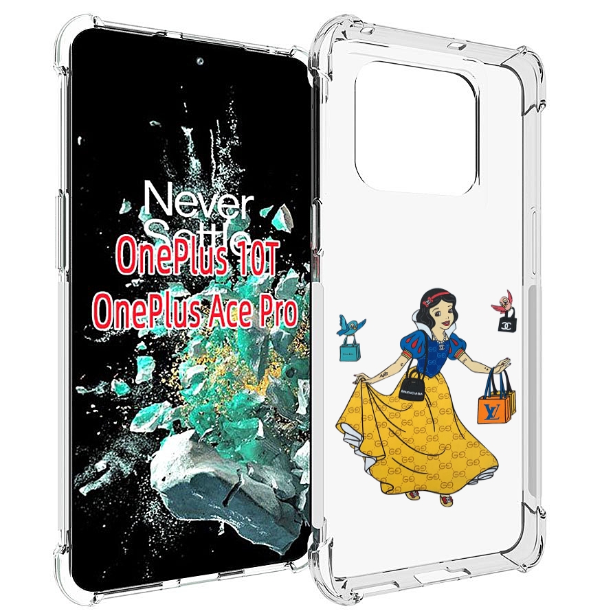

Чехол MyPads модная-принцесса женский для OnePlus 10T, Прозрачный, Tocco