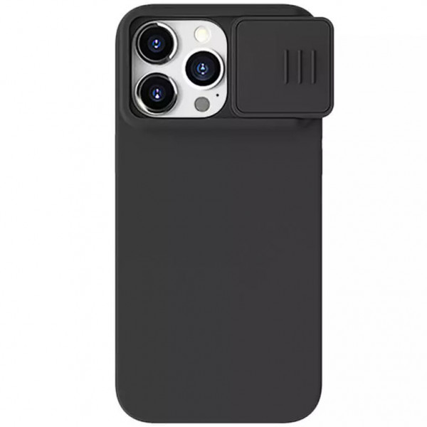 

Силиконовый чехол Nillkin CamShield Silky Magnetic для iPhone 15 Pro Max, черный, CamShield Silky Magnetic