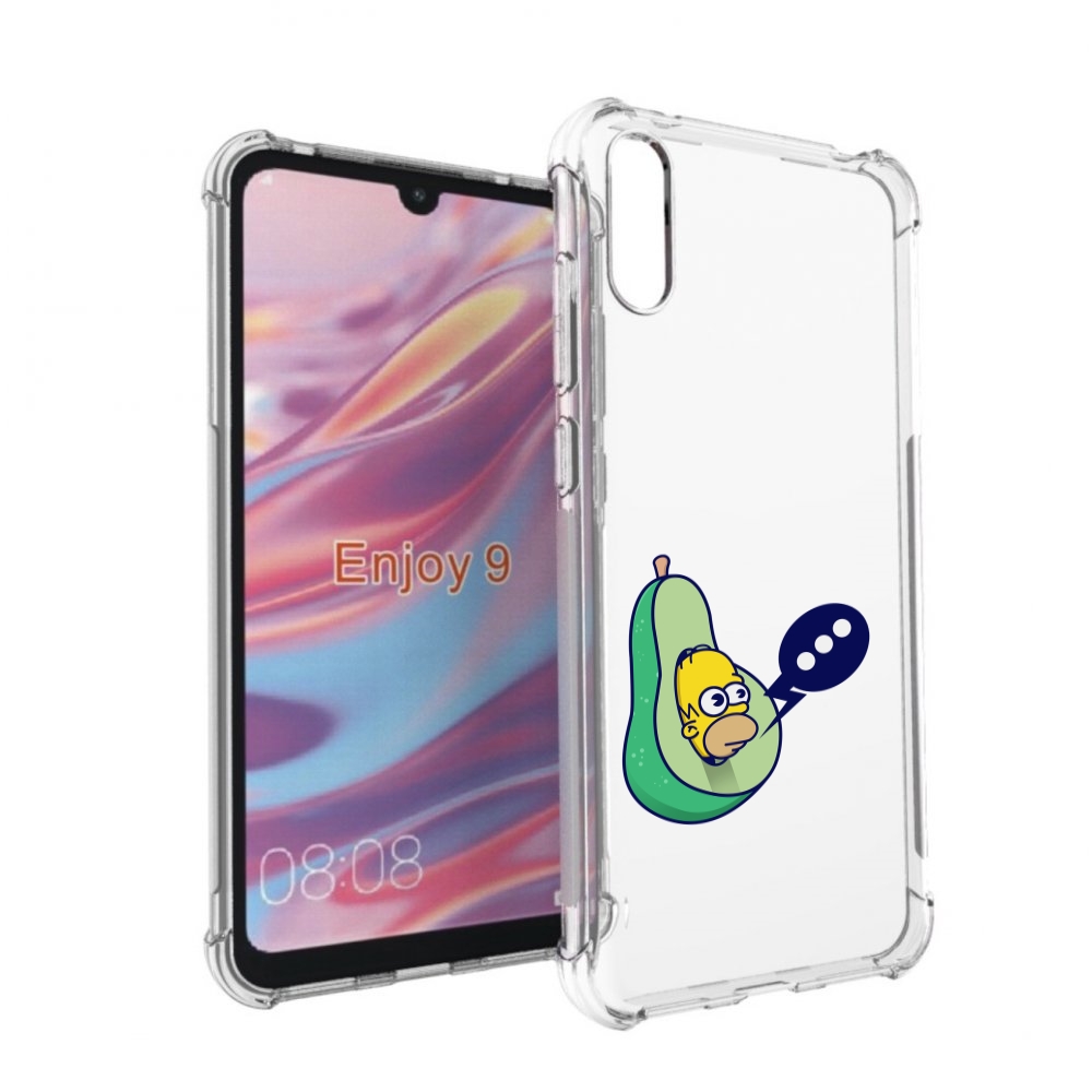 

Чехол бампер MyPads Гомер-авокадо для Huawei Enjoy 9, Прозрачный, Tocco
