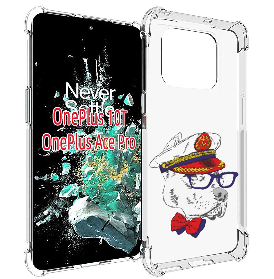 

Чехол MyPads бульдог для OnePlus 10T, Прозрачный, Tocco