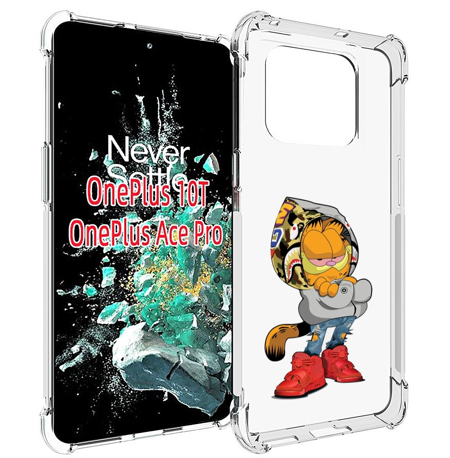 

Чехол MyPads модный-котяра детский для OnePlus 10T, Прозрачный, Tocco