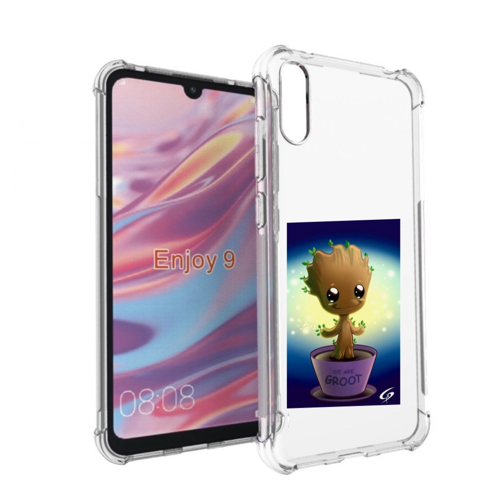 

Чехол бампер MyPads Грут для Huawei Enjoy 9, Прозрачный, Tocco