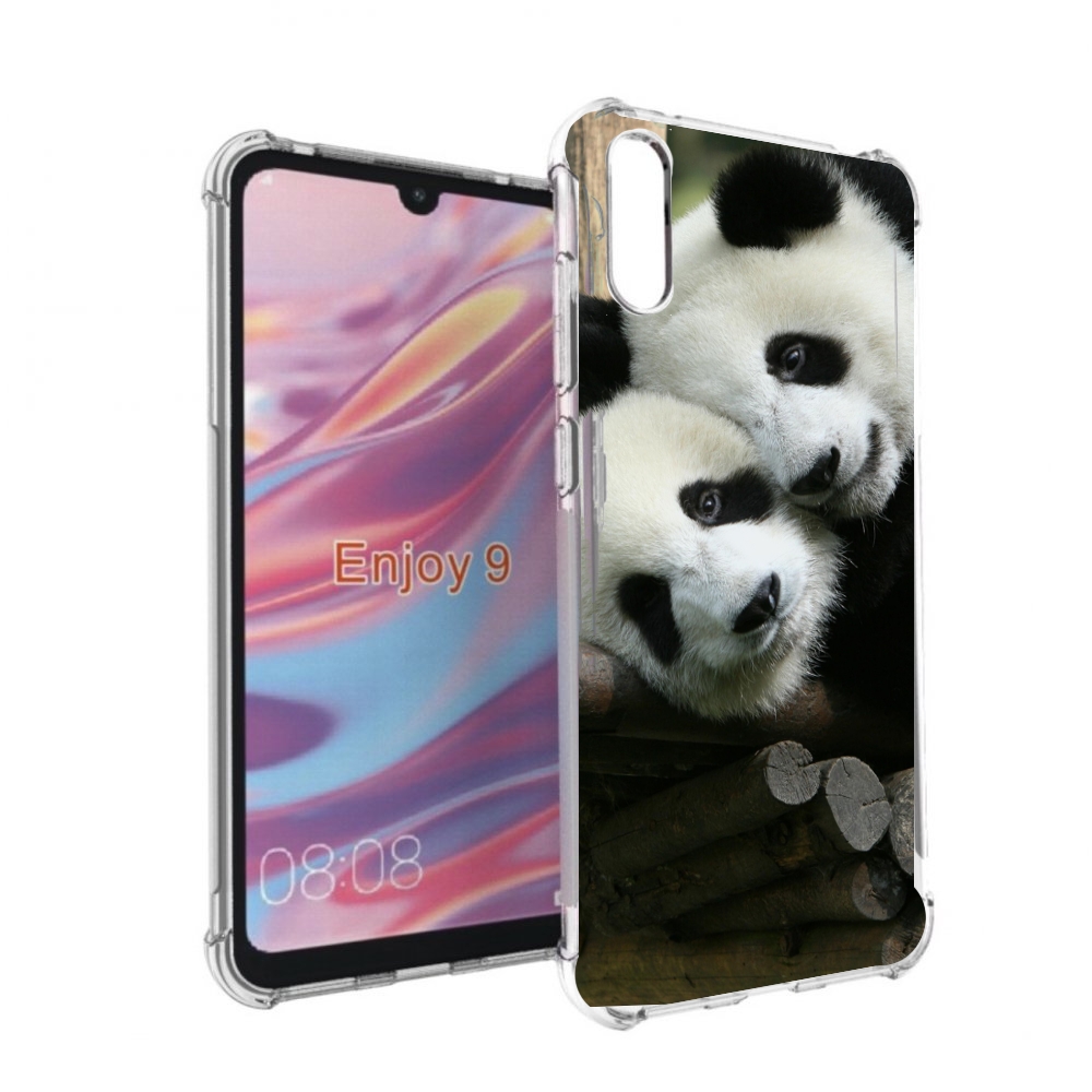 

Чехол бампер MyPads Две-панды для Huawei Enjoy 9, Прозрачный, Tocco