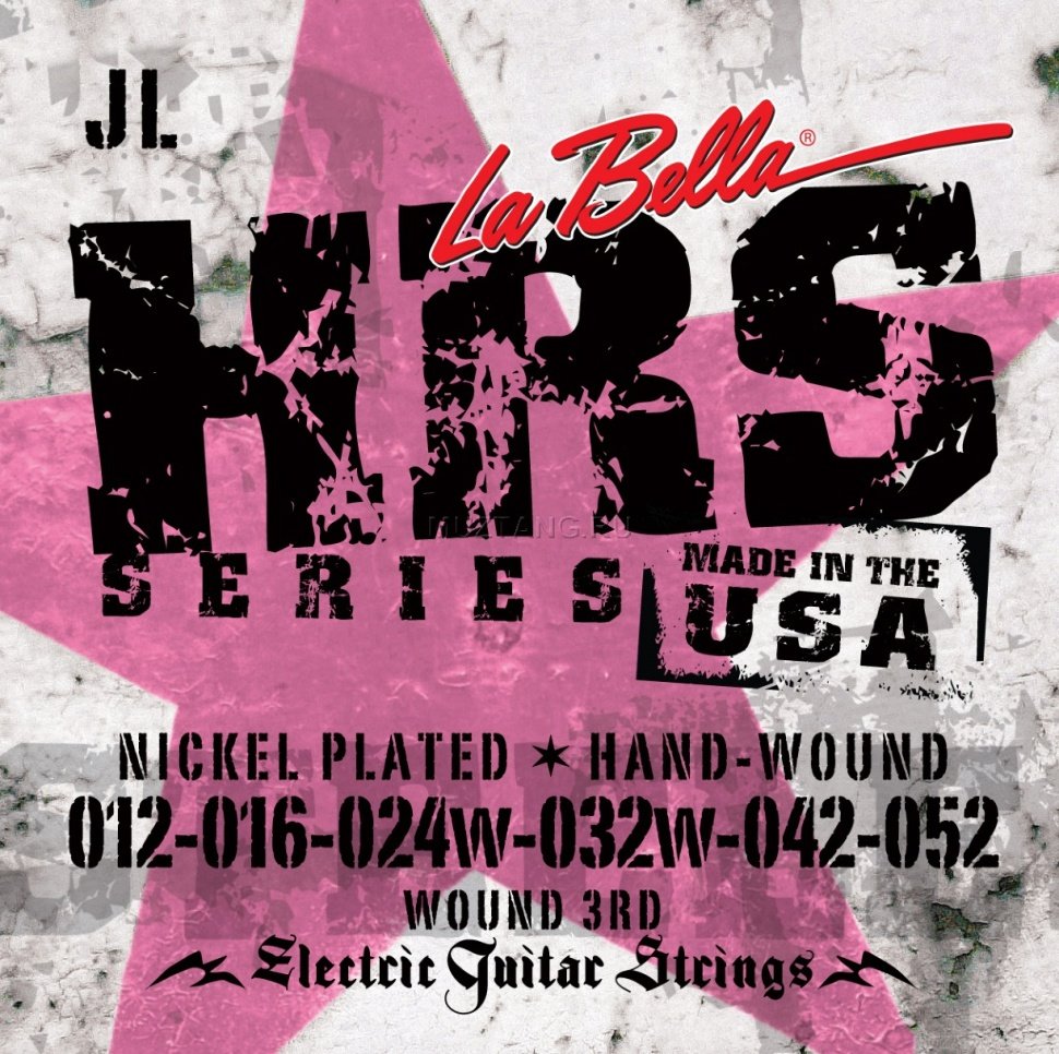 

La Bella Hrs-jl Nickel Rounds Jazz Light 12-52 струны для электрогитары