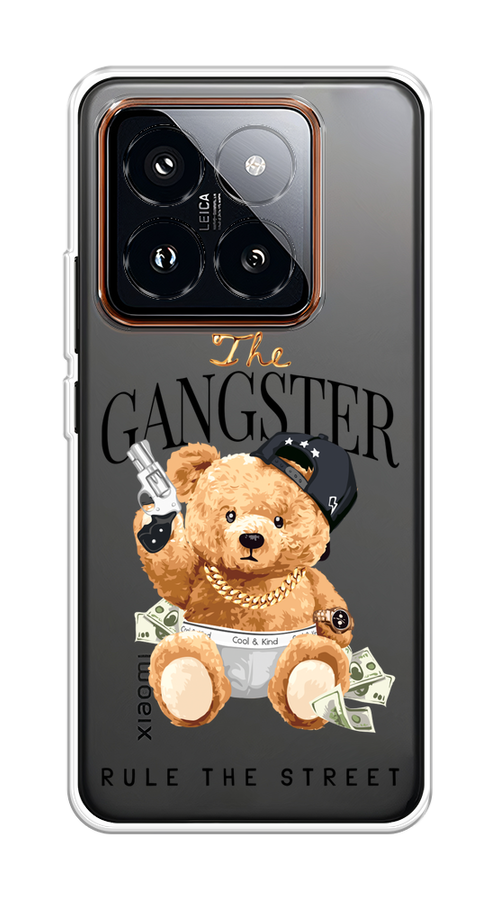 

Чехол на Xiaomi 14 Pro "The Gangster", Бежевый;серый;черный, 320450-1