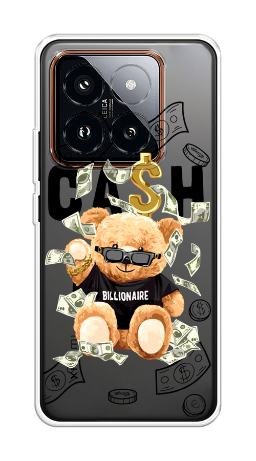 

Чехол на Xiaomi 14 Pro "Big cash", Черный;серый;бежевый, 320450-1