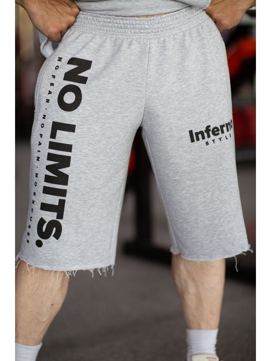 

Спортивные шорты мужские INFERNO style Ш-005-000 серые 2XL, Серый, Ш-005-000