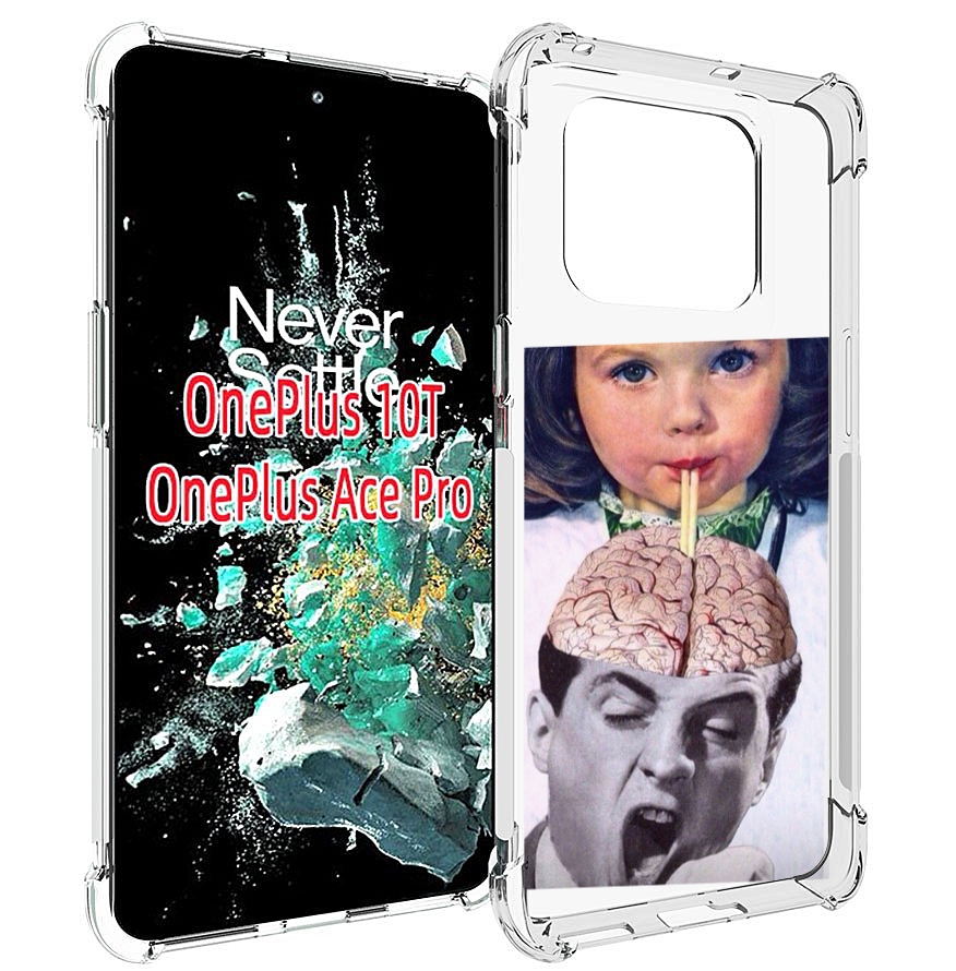 

Чехол MyPads на-здоровье для OnePlus 10T, Прозрачный, Tocco