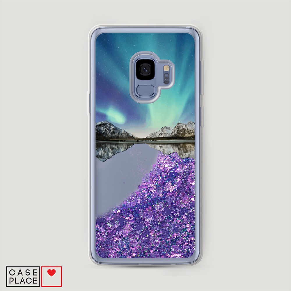 

Чехол Awog "Горное озеро и сияние" на Samsung Galaxy S9, 25792-1