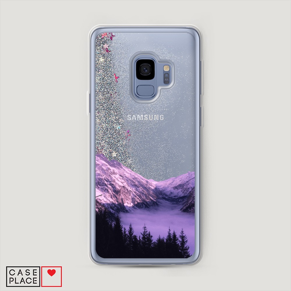 

Жидкий чехол с блестками "Звездный единорог" на Samsung Galaxy S20