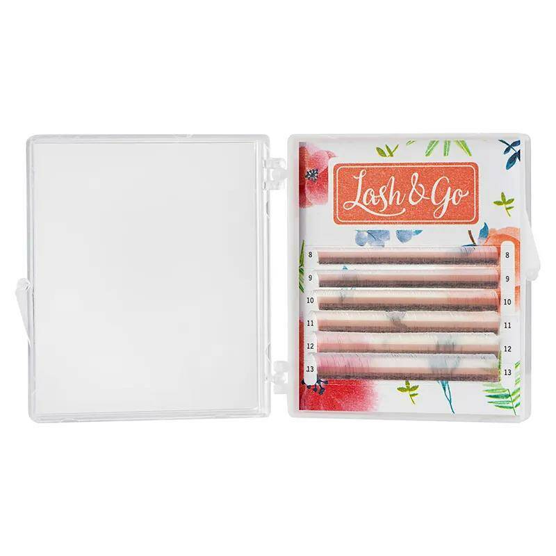 

Ресницы Lash&Go цветные мини белый 6 линий D 0,07 8-13 мм, Разноцветный