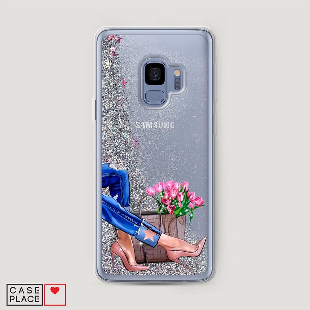 

Жидкий чехол с блестками "Звездный единорог" на Samsung Galaxy S20