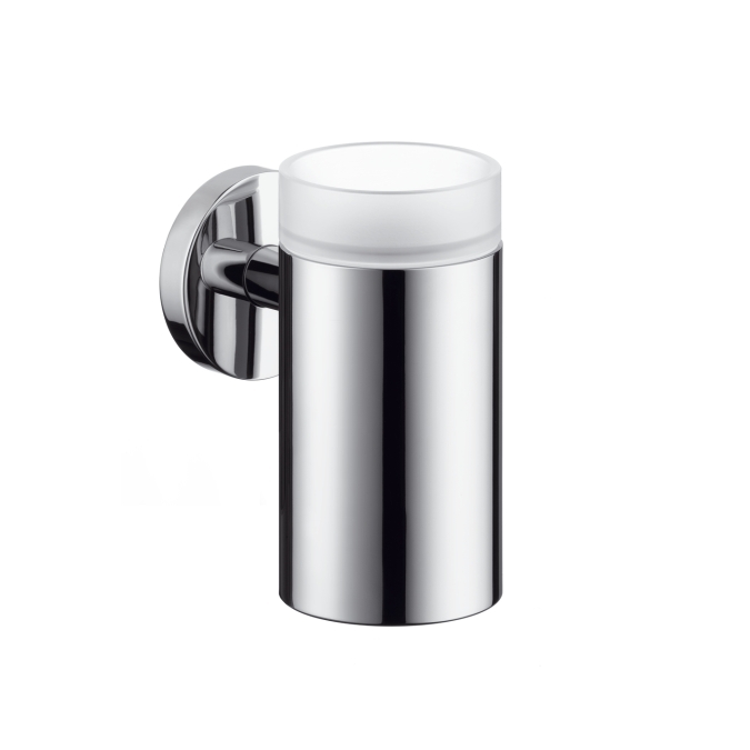 Стаканк для зубных щеток Hansgrohe Logis, с держателем, хром (40518000)