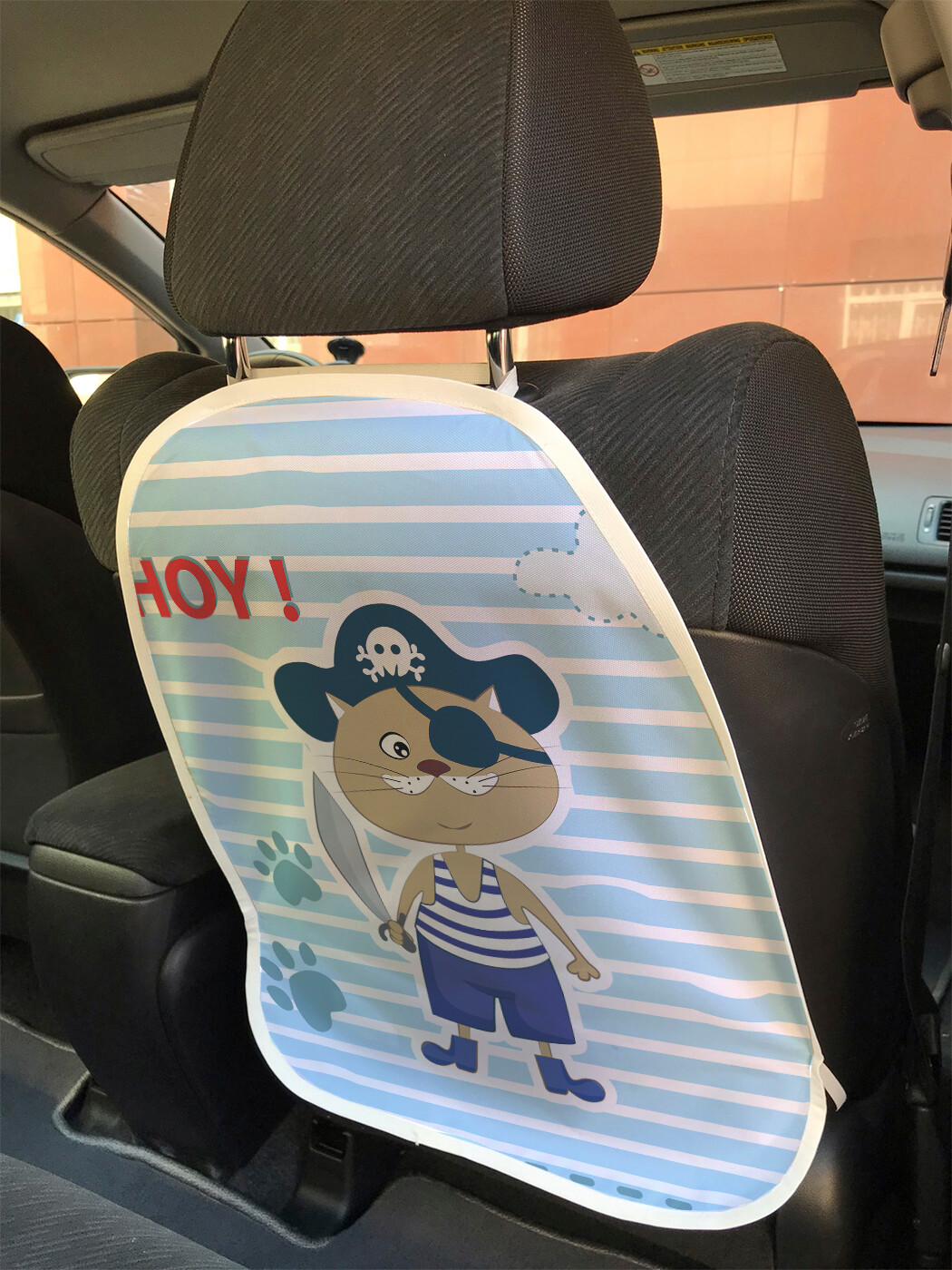 

Накидка на спинку сиденья JoyArty Кот-пират, 45х62, Кот-пират