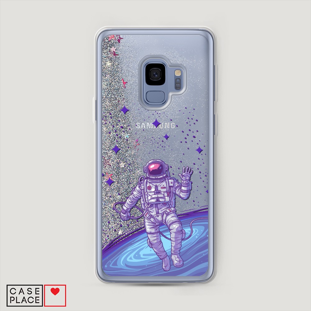 

Жидкий чехол с блестками "Звездный единорог" на Samsung Galaxy S20