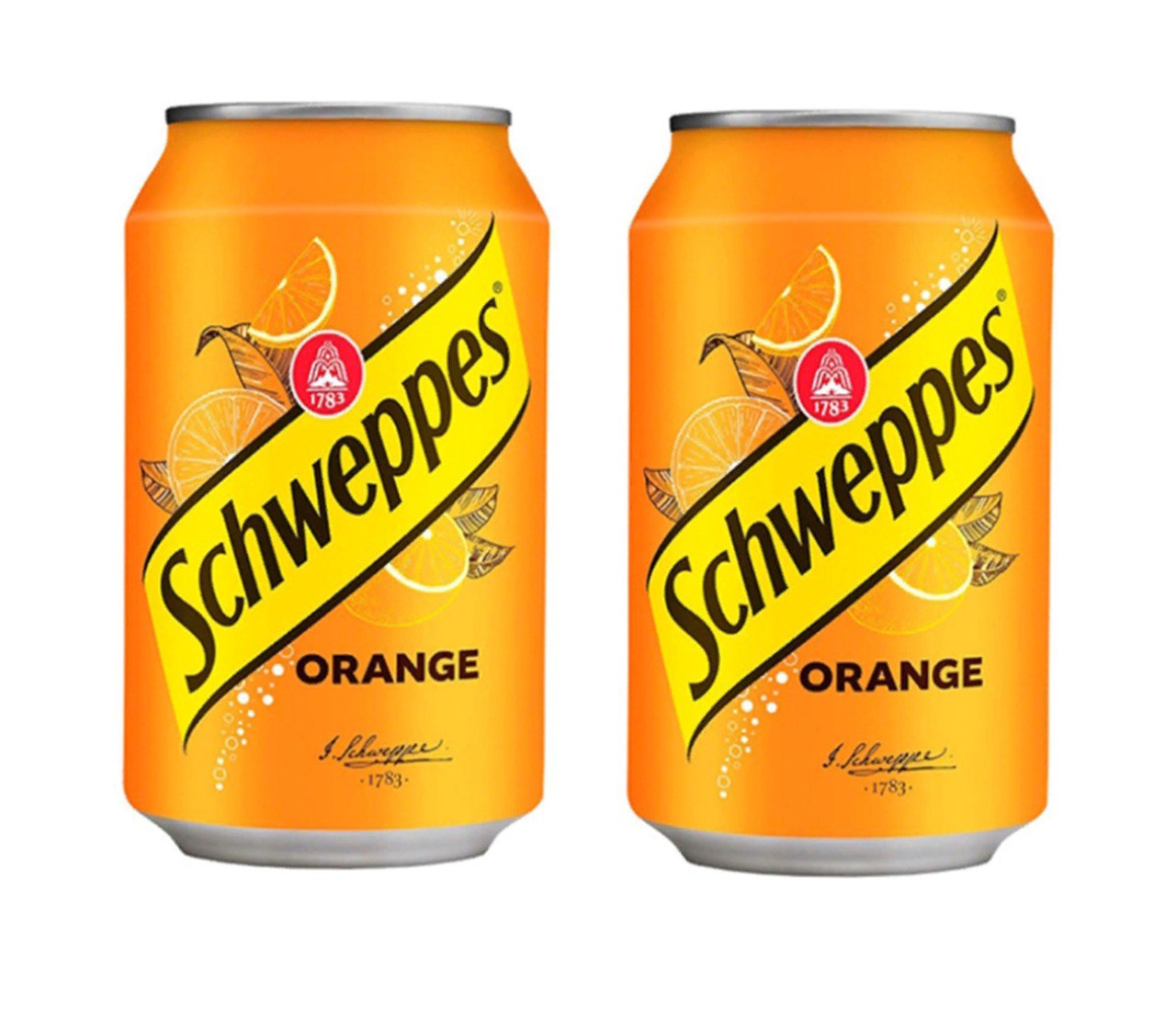 Напиток газированный Schweppes Orange, 2 шт по 330 мл