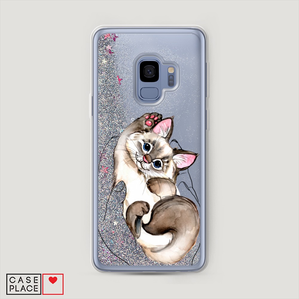 

Жидкий чехол с блестками "Звездный единорог" на Samsung Galaxy S20