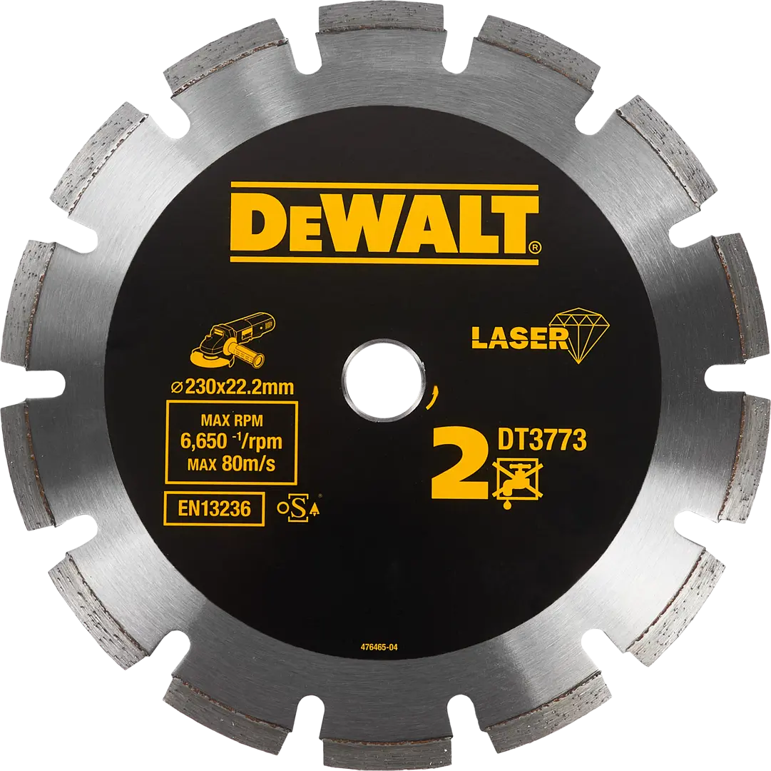 

Круг алмазный по керамике Dewalt DT3773-XJ сегментный 230x22.2x2 мм