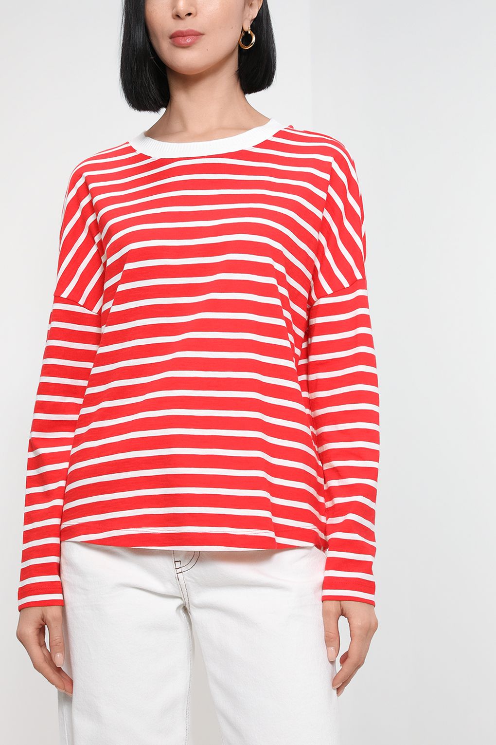 

Лонгслив женский Esprit Casual 013EE1K318 красный M, 013EE1K318