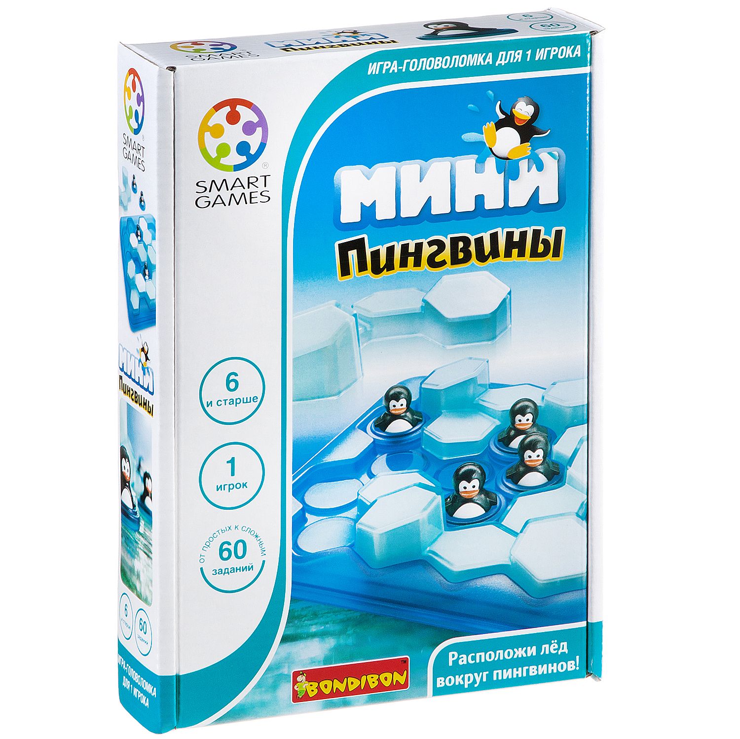 фото Настольная мини-игра bondibon мини-пингвины арт. sg 431 ru